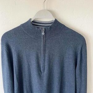 Linksoul Cotton Cashmere Quarter Zip Sweater Size Medium EUC - Medium